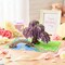 Mother’s Day Card Making Kit – Wisteria 3D Pop-Up Greeting Card for Mom, Wife, Daughter, Sister, Grandma, 6x8 in with Envelope & Message Note